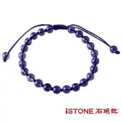 石頭記 水晶編結手鍊-貴人魅力6mm (八材質選)紫水晶