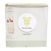 粉黃小衣寶貝精緻剪貼紀錄月曆【Hallmark-US禮品】