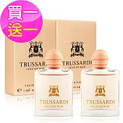 【買一送一】Trussardi 楚沙迪 玫瑰女性淡香水小香(7ml)