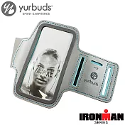 《Yurbuds》Armband運動專用For Women iPhone5/5S手機臂帶( AYUR-022)銀藍色