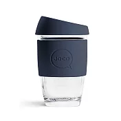 澳洲JOCO啾口玻璃隨行咖啡杯6oz|177ml-mood indigo
