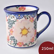 波蘭陶 映雪紅梅系列 濃縮咖啡杯 250ml 波蘭手工製