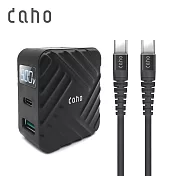 daho PD+QC3.0 20W 雙孔快充組(附C-C線120CM)