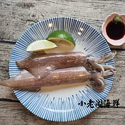 【小老闆】澎湖船釣現凍透抽600g( 約5~6尾)