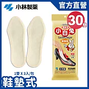 【日本小林製藥】小白兔鞋墊型暖暖包10hr(3雙/包)X10包