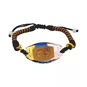 【十相自在】琉璃金箔護身手鍊 觀世音菩薩/黃財神黃財神