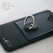 【RJ行動概念】追劇必備手機背貼卡套-黑夜藍