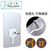 Time Leisure 免釘牆強力無痕收納架掛勾(6mm螺絲桿)6入組