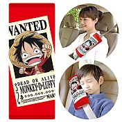 【ONE PIECE 航海王】大安全帶護套/靠枕(魯夫懸賞圖)