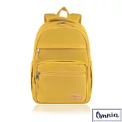 【OMNIA】輕旅行大容量收納款筆電後背包- 黃色