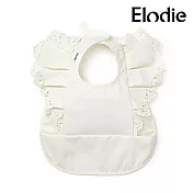 【瑞典ELODIE DETAILS】白雪公主防水口袋圍兜 Vanilla White