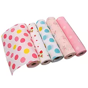 E.City_日式可裁剪印花防潮抽屜櫥櫃墊(4入) 隨機出貨