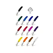 Manufactus 義大利 - Manufactus - 羽毛沾水筆+筆座 - M242系列 藍