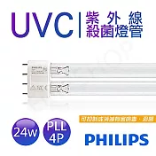 【飛利浦PHILIPS】UVC紫外線殺菌24W燈管 TUV PL-L 24W/4P 波蘭製 TUV 24W