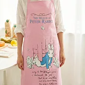 【PETER RABBIT比得兔】簡易圍裙 鑽籬笆粉