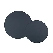 LIND DNA BULL 皮革地墊 (雙圓、黑)