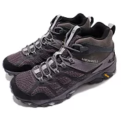 Merrell 戶外鞋 Moab FST 2 Mid 運動 女鞋 ML77482 25.5cm GRANITE/SHARK