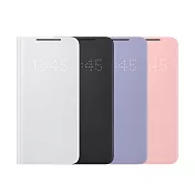 SAMSUNG Galaxy S21 5G 原廠LED皮革翻頁式皮套(臺灣公司貨) 粉色