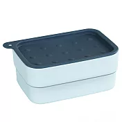 E.City_可攜式多功能居家旅行帶刷收納皂盒 天藍