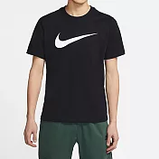 NIKE 男 NSW TEE ICON SWOOSH 短袖上衣 DC5095010 M 黑