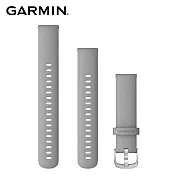 GARMIN Quick Release 18mm VIVOACTIVE 4S 配件錶帶 灰色矽膠錶帶