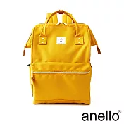 anello 新版基本款2代R系列 防潑水強化 經典口金後背包 Regular size- 芥末黃