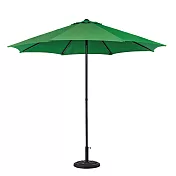 樂生活 戶外大型防潑水防風折疊傘9尺-不含傘座 綠色