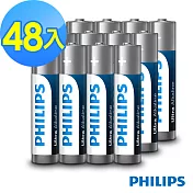 【Philips 飛利浦】4號超鹼電池(48顆)