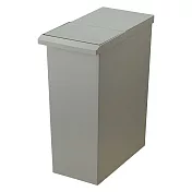日本RISU|TOSTE簡約設計風格按壓雙開型分類垃圾桶 30L 灰色