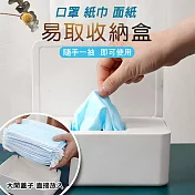 口罩紙巾面紙易取收納盒(2入組) 灰色*2