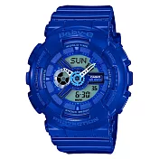CASIO Baby-G系列 沁涼奪目百搭運動休閒腕錶-藍