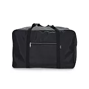 AOU 台灣製 加厚布料 小型單幫袋 批貨袋 旅行袋 大容量收納袋 露營裝備袋 棉被袋 工具包 購物袋424C D1黑色提帶