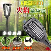 太陽能LED仿火焰草坪燈(2入組) 長方形*2