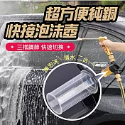 超方便純銅快接泡沫壺(2入組) 2入