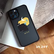 INJOYmall for iPhone 11 Pro Max 星空黑貓 磨砂手感 防摔手機殼