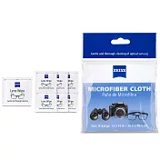 蔡司 Zeiss Microfiber Cloth 超細纖維布 + 抗菌拭鏡紙/20張