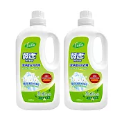 多益得酵速潔淨蛋白洗衣精_茶樹香氛2000ml 2入_+衣領精可當手洗精450ml1入組 無