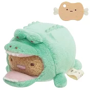 San-X 角落公仔動物公園系列掌心沙包公仔。鱷魚炸豬排