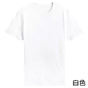 【男人幫】T0360* 100%純棉【180克320碼圓領短袖素面T恤】大量供應代印刷刺鏽 M 白色