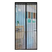 【巴芙洛】金剛網加密魔術貼防蚊門簾/貓狗抓不破 黑色金剛網