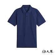 【男人幫】P1168＊全素面百搭基本款時尚CVC素領短袖網眼POLO衫(18色 8size) XS 國旗藍