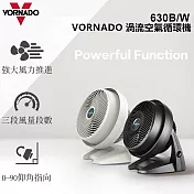 美國VORNADO沃拿多 渦流空氣循環機630W 無 白色