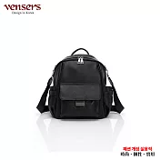 【vensers】小牛皮潮流個性兩用包(NL669101黑色)