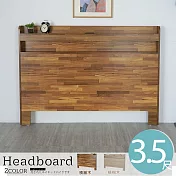 Homelike 喜家居單人3.5尺附插座床頭片(1910) 積層木