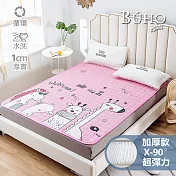 【BUHO布歐】蜂巢式6D立體5尺雙人透氣循環涼墊(加厚1cm) 《長頸鹿》