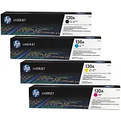 {HP} CF350A(黑色)/CF351A(藍色)/CF352A(黃色)/CF353A(紅色) 原廠碳粉匣 四色一組