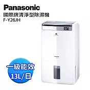 Panasonic國際牌13公升智慧清淨除濕機 F-Y26JH