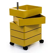 Magis 360 Container 滾輪五層置物櫃 （芥黃）