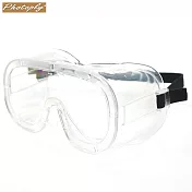 台灣斌視PHOTOPLY飛沬防止氣密式安全眼鏡180度透明防飛沫眼罩PG-169(鬆緊帶加固)