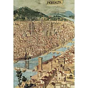 義大利 IFI 海報/包裝紙 佛羅倫斯城市景色